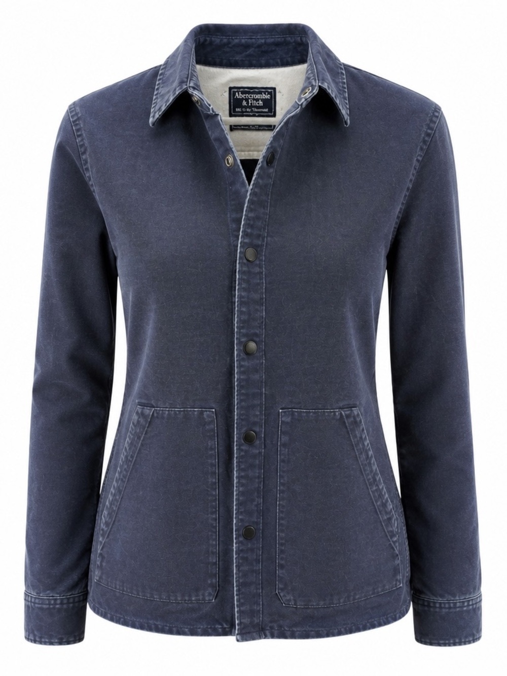 Abercrombie & Fitch Navy Cotton Chore Jacket Size S